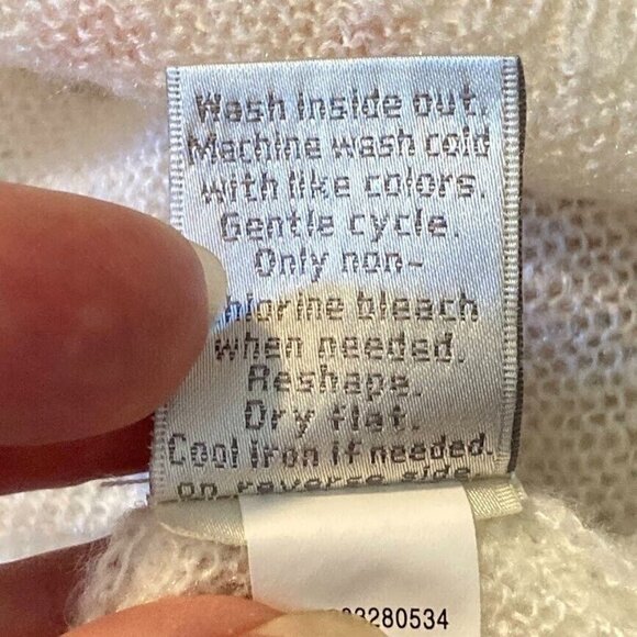 LC Lauren Conrad Sweater Feminine Cottagecore Romantic Roses XS - Picture 7 of 7